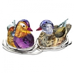Mandarin Ducks, Topaz