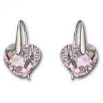 Heart Rosaline Pierced Earrings